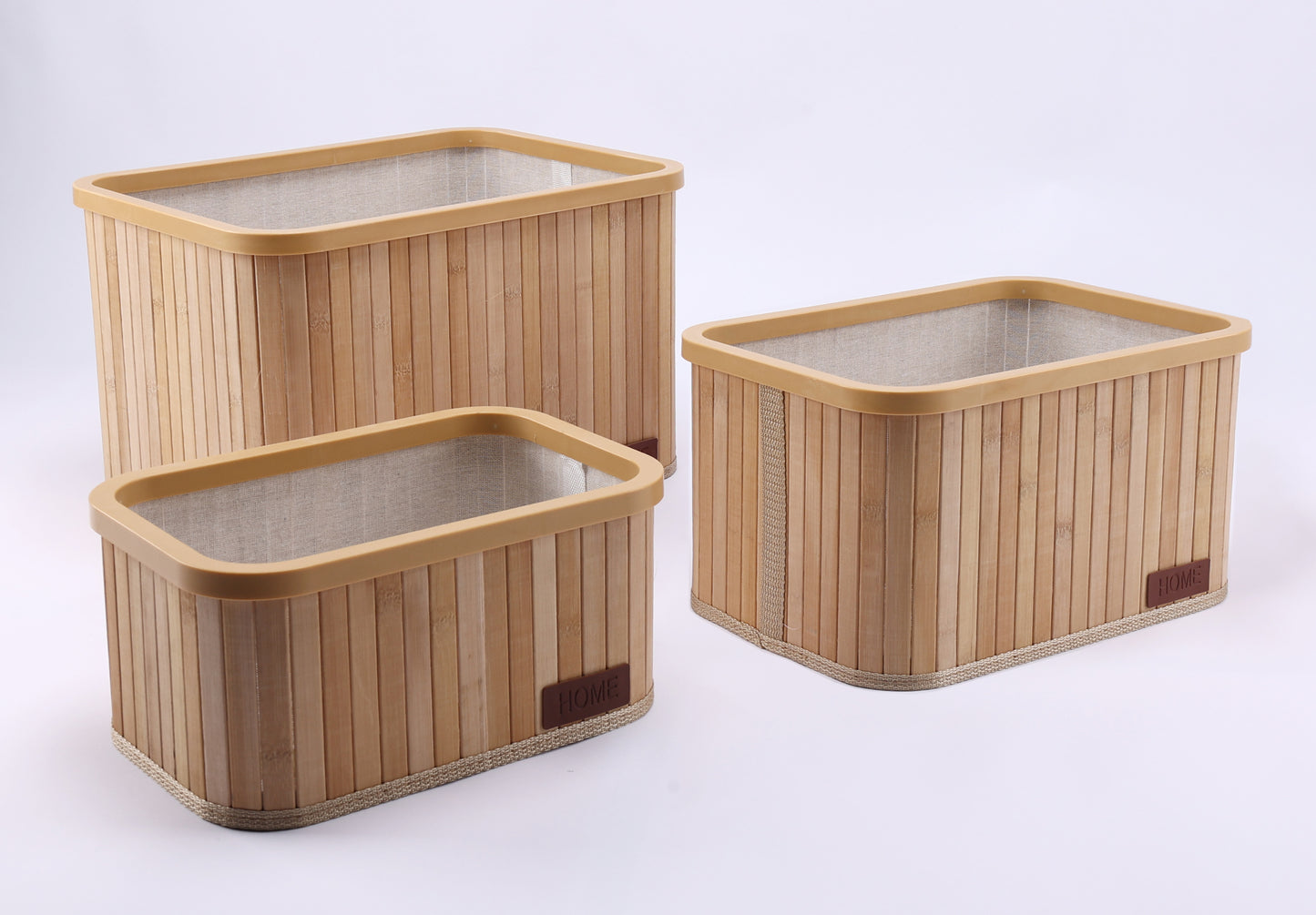 Basket Storage - Home Organizer-Bamboo