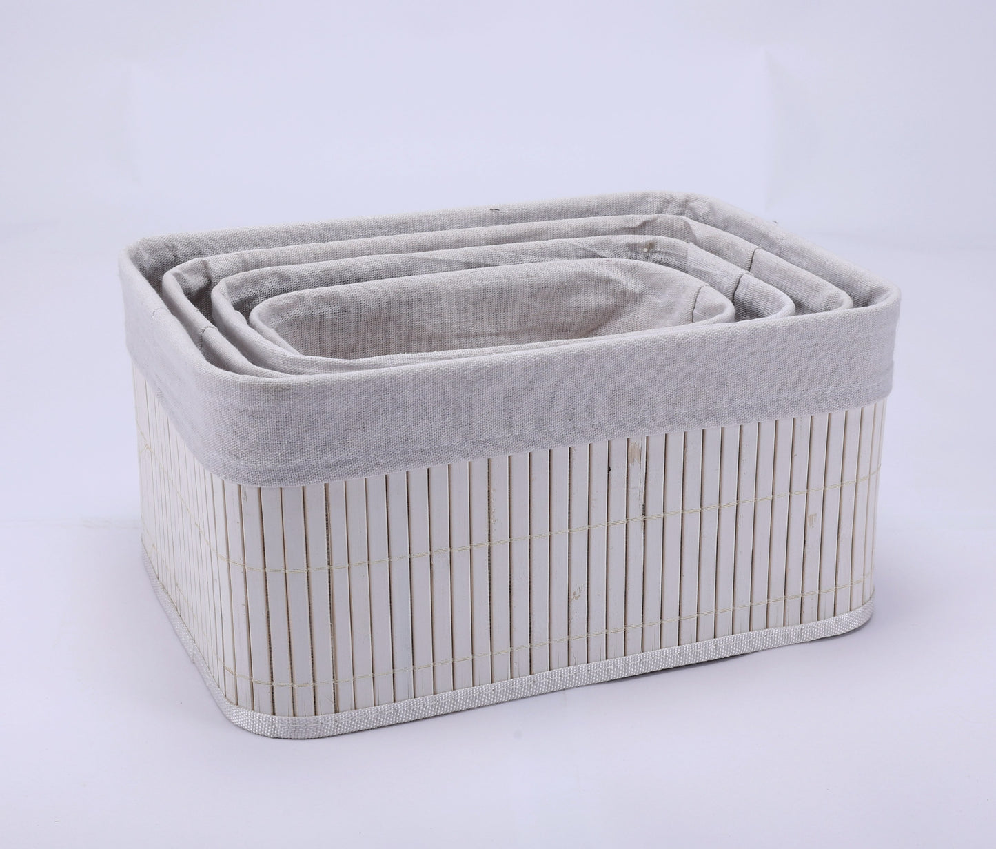 Basket Storage - Home Organizer-Bamboo
