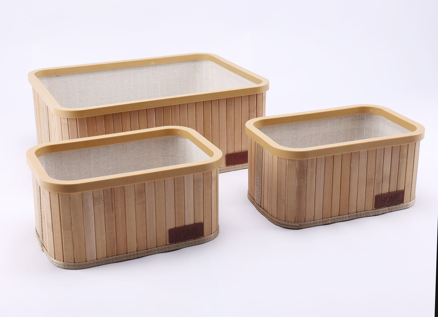 Basket Storage - Home Organizer-Bamboo