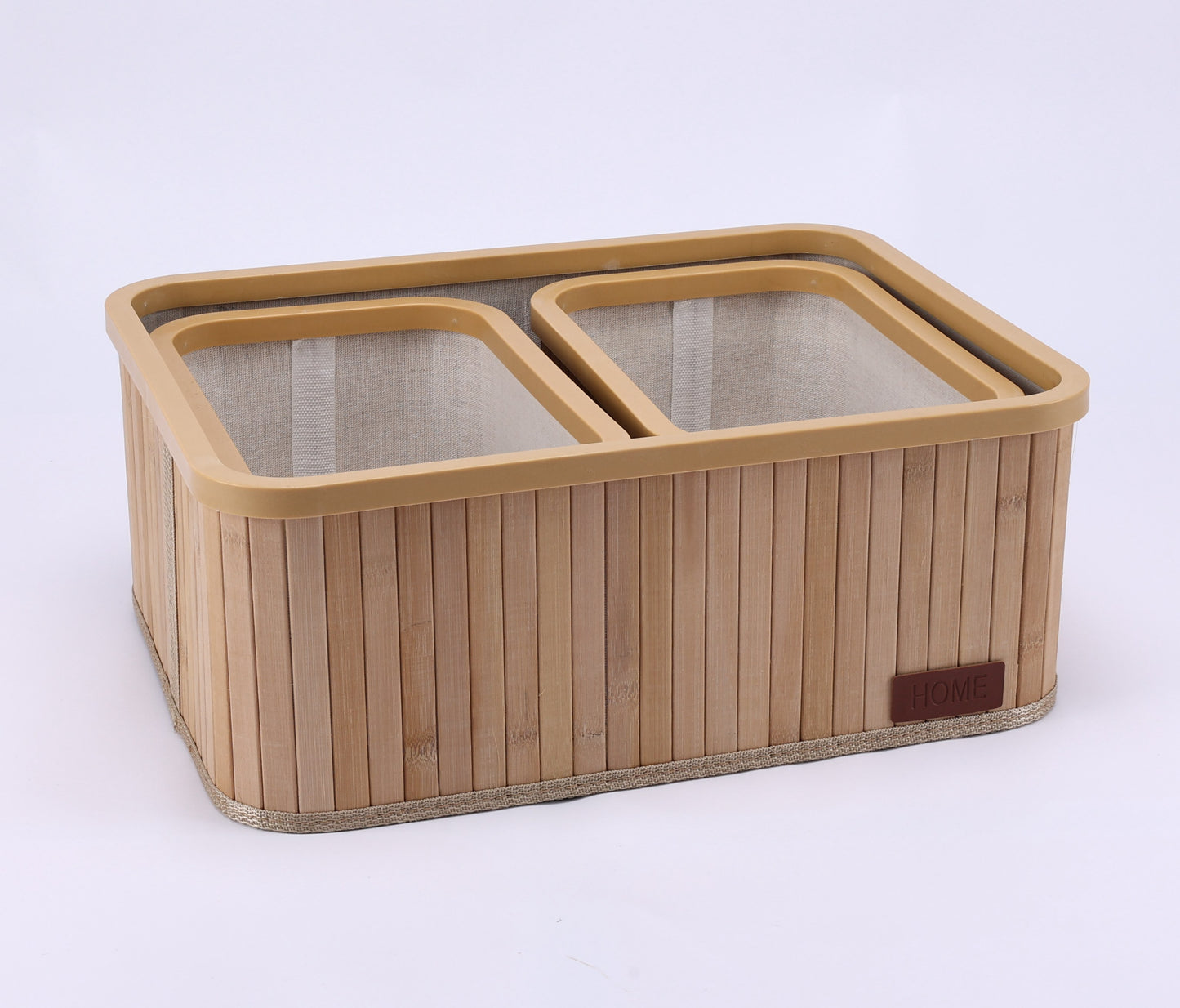 Basket Storage - Home Organizer-Bamboo