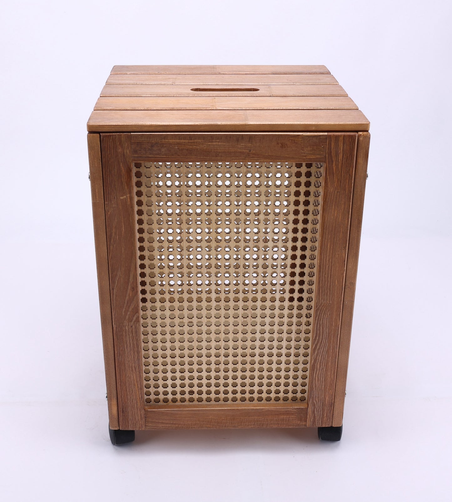 Wooden Storage Box with Wheels