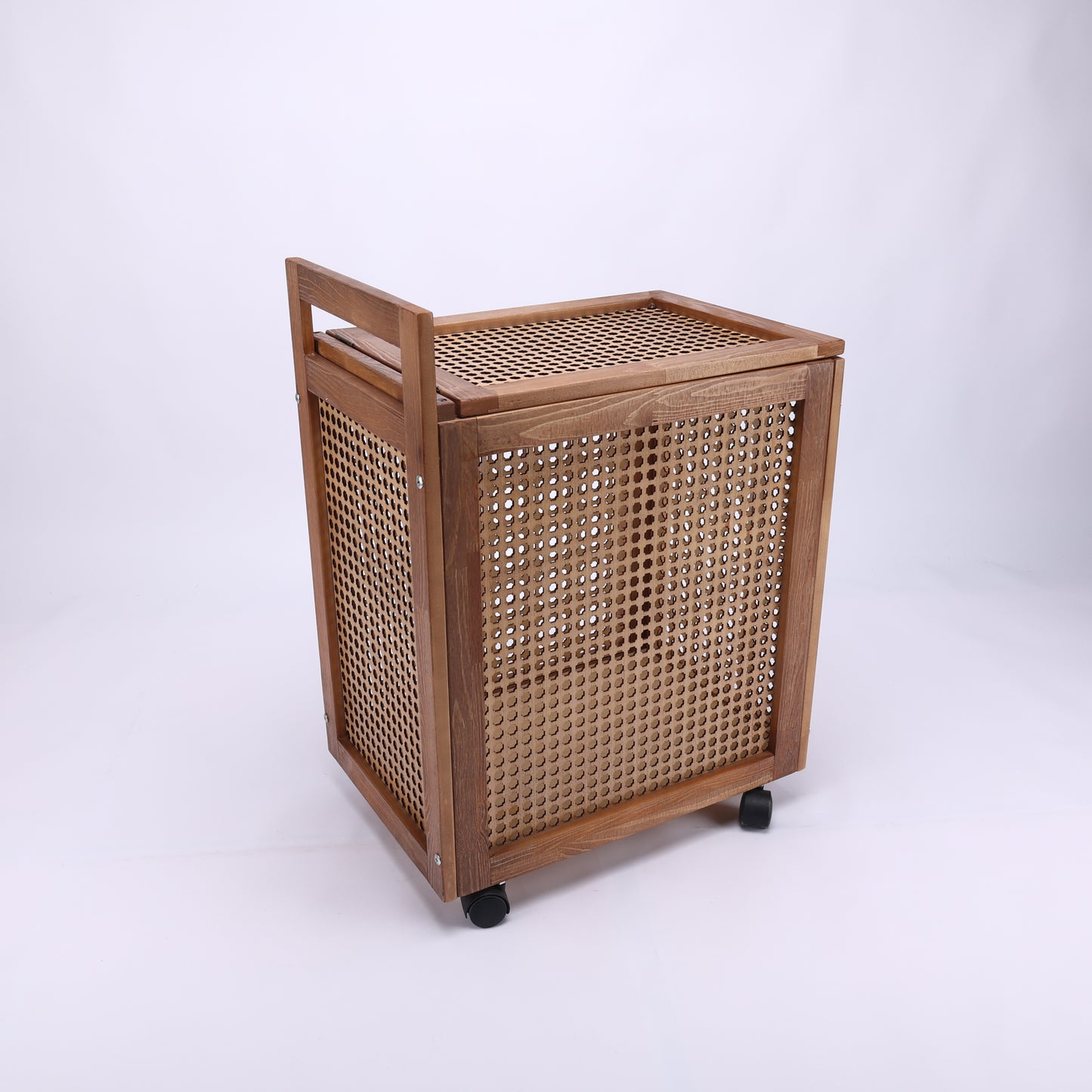 Wooden Storage Box with Wheels