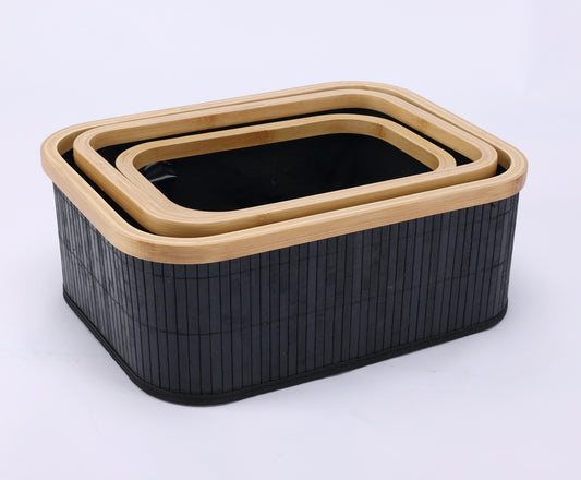 Basket Storage - Home Organizer-Bamboo