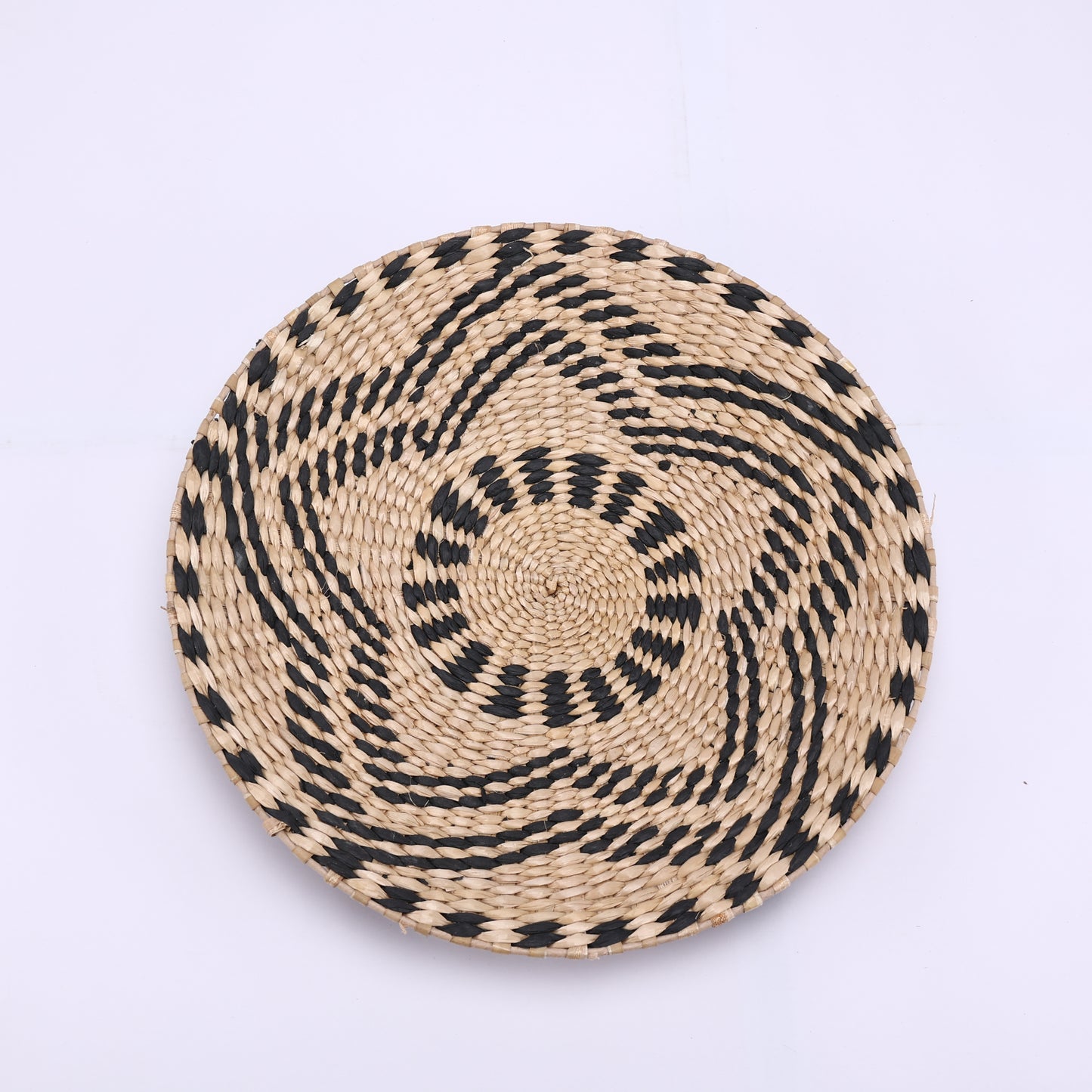 Bulrush-Woven Wall Basket Decor