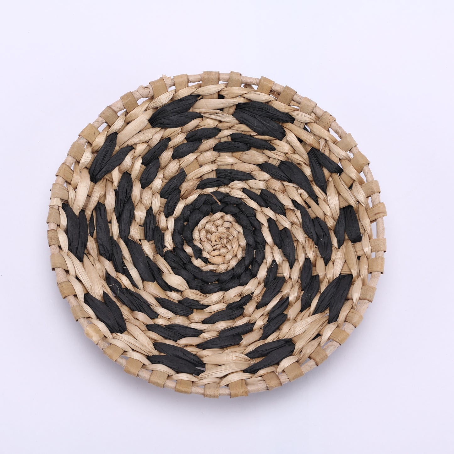 Bulrush-Woven Wall Basket Decor