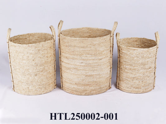 Corn Husk Laundry Hamper